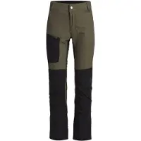 Lundhags Fulu Stretch Hybrid Pant JR, wandelbroeken, groen/zwart