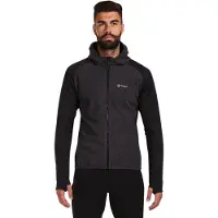KILPI Versam, fleece jas, meneer, zwart/grijs