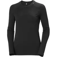 Helly Hansen Lifa Merino Midweight Crew, dames, zwart