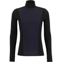 Ulvang Peak Map Half Zip, thermoshirt, meneer, zwart/donkerblauw