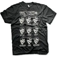 DC Comics Batman Unisex Tshirt -L- The Many Moods Of The Joker Zwart