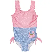 Playshoes - Badpak - Krabben - Blauw - Roze - Uv - Werend - Maat 134/140
