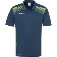 Uhlsport Goal Short Sleeve Polo Blauw 14 Years Kinderen
