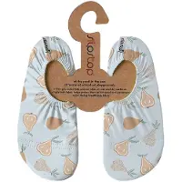 SLIPSTOP kinder schoenen met peertjes blauw maat 30/32