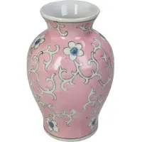 HD Collection Vaas Porselein Roze 10,5x10,5x16cm