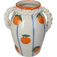 HD Collection Vaas Mandarijn Aardewerk 19,7x16x22,2cm