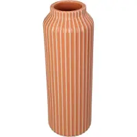 HD Collection Vaas Stoneware Oranje 9,5x9,5x26cm