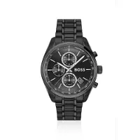 BOSS Horloge met zwarte coating en ton-sur-ton wijzerplaat