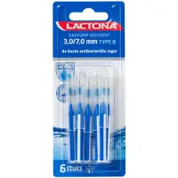 Lactona EasyGrip Interdentaal Ragers 3-7mm donkerblauw - 5 stuks