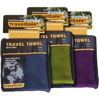 Travelsafe Reishanddoek Microvezel L, blauw