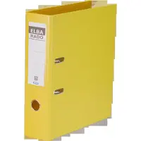 Pierre by Elba Rado Plast ordner, geel, rug van 8 cm - 3 stuks