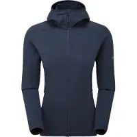 Montane F Protium Hoodie, fleecetrui, dames, blauw
