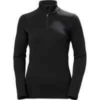 Helly Hansen Lifa Merino Midweight 1/2 Zip, dames, zwart