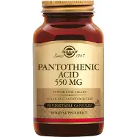Solgar Pantothenic Acid (Pantotheenzuur) 550 mg (50 capsules)