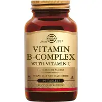 Solgar Vitamine B complex met Vitamine C (100 tabletten)
