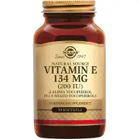 Solgar Vitamine E 134 mg/200 IU Complex 50 St Zachte capsules