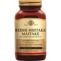 Solgar Reishi Shiitake Maitake Mushroom (Paddenstoel) Extract Capsules