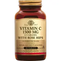 Solgar Vitamine C met Rose Hips 1500 mg (90 tabletten)