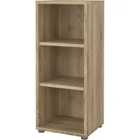 Ebuy24 Prima wandkast 3 vakken eikenstructuurdecor.