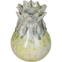 HD Collection Vaas Fae Groen / Beige D 11,5 H 15 Cm