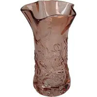 HD Collection Vaas Glas Oranje 13,5x13,5x23cm