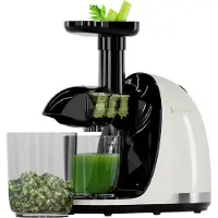 Kitchenbrothers Slowjuicer met Pulpreservoir - 700ml - Champagne