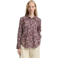 Tom Tailor Blouse crème / donkerrood