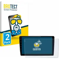 BROTECT - Screenprotector voor Junsun V2 Plus 9" - Folie Beschermfolie matte 2 Stuks