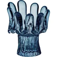 Kosta Boda Solros lantaarn circulair glas 11,5 cm Blauw
