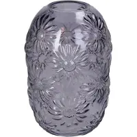 HD Collection Vaas Glas Paars 15x15x24cm