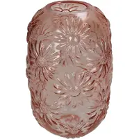 HD Collection Vaas Glas Oranje 15x15x24cm