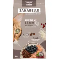 Sanabelle Sensitive met lam en bosbessen kattenvoer 2 x 2 kg