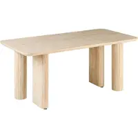 Beliani BARROY - Eettafel - Lichtbruin - 180 x 90 cm - MDF