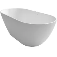 Riho Solid Surface Vrijstaand Bad Mat Wit 170 x 80 x 55,5 cm