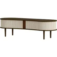 UMAGE Audacious TV Bankje Dark Oak | White Sands