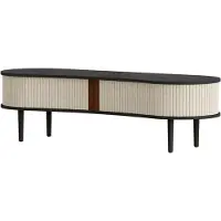 UMAGE Audacious TV Bankje Black Oak | White Sands