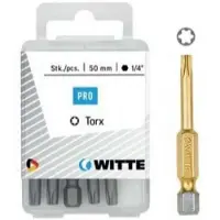 Witte T 27 Tin Torx Bit 5 Eenheden