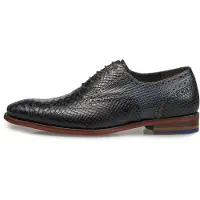 Floris van Bommel Veterschoen 'De Stapper 05' donkerblauw