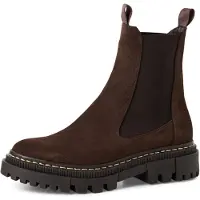 Tamaris Chelsea boots donkerbruin