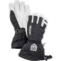 Hestra - Kid's Army Leather Heli Ski 5 Finger - Handschoenen 3, grijs