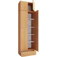 VCM Kantoorkast Lona (Draaideuren, blad en lade, beuken, XXl)