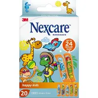 3M Nexcare Happy Kids Dieren 20 St