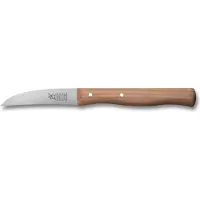 Windmühlenmesser Molenmes - Schilmesje - Tourneermesje - RVS - Krom - Lemmet 70 mm - Heft Kersenhout