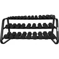 PT Essentials DELUXE PRO Hexa Dumbbellset 2,5 t/m 40 kg met storage rack