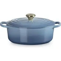 Le Creuset Signature ovale braadpan 4,1 L Chambray