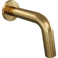 Brauer Stripe inbouw fonteinkraan inkortbaar goud geborsteld PVD