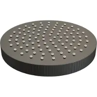 Brauer Stripe regendouchekop Diameter 25 cm mat zwart