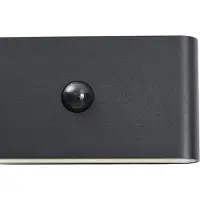 QAZQA Wandlamp zwart Lux Sensor Magnetisch Incl. LED Oplaadbaar - Batt