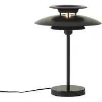 QAZQA Retro tafellamp zwart staal 45cm - Pauly