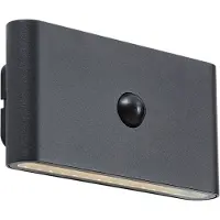 QAZQA Wandlamp zwart 4-staps sensor magnetisch incl. LED oplaadbaar - Batt